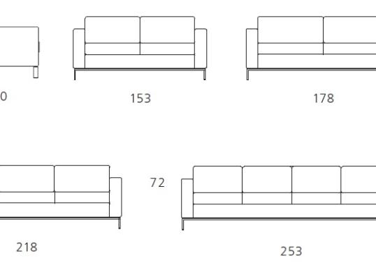Диван от фабрики Walter Knoll модель Foster 503 Sofa