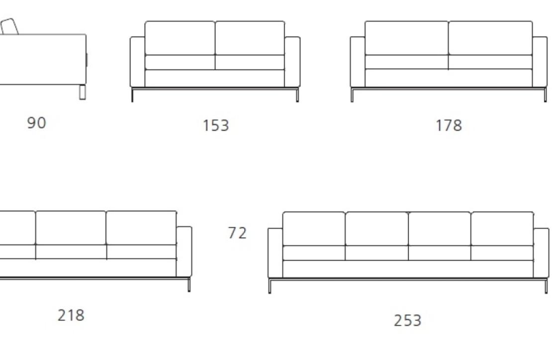 Диван от фабрики Walter Knoll модель Foster 503 Sofa