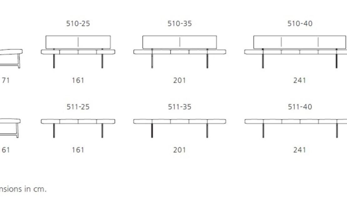 Банкетка от фабрики Walter Knoll модель Foster 510 Bench