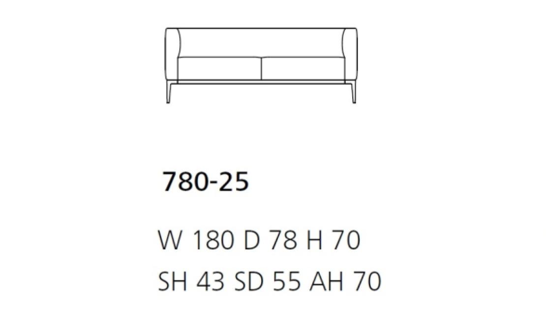 Диван от фабрики Walter Knoll модель Jaan 780 Sofa
