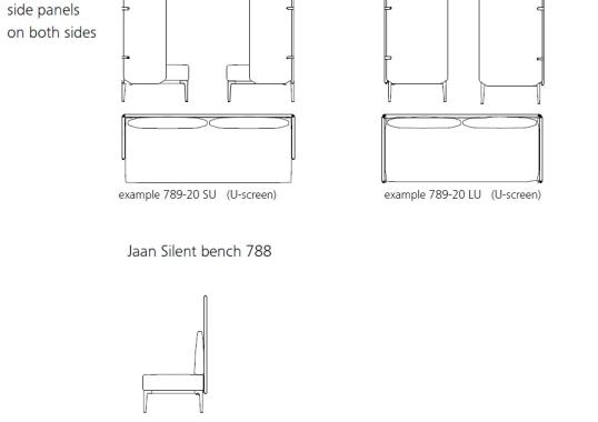 Банкетка от фабрики Walter Knoll модель Jaan Silent Bench