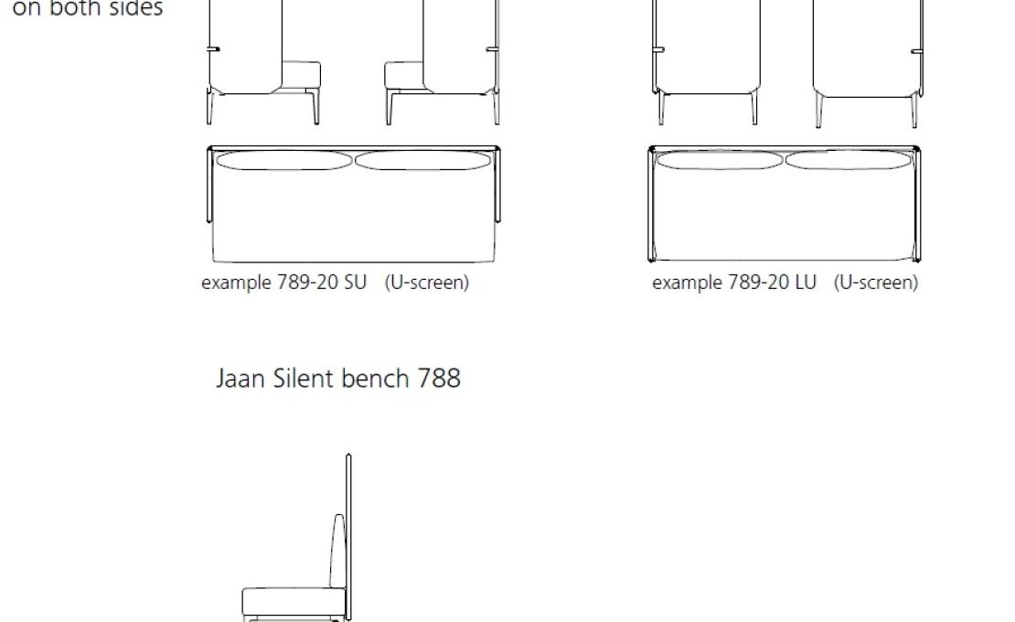 Банкетка от фабрики Walter Knoll модель Jaan Silent Bench
