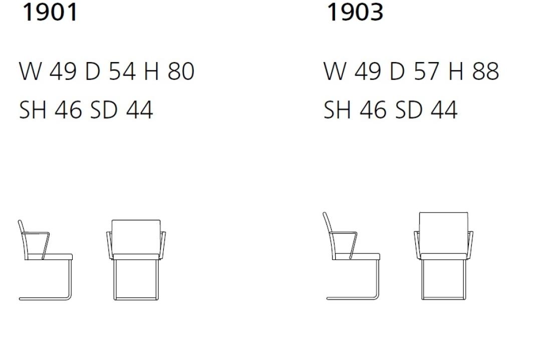 Офисный Стул от фабрики Walter Knoll модель Jason Lite Cantilever 