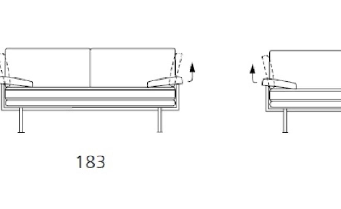 Диван от фабрики Walter Knoll модель Living Platform Sofa