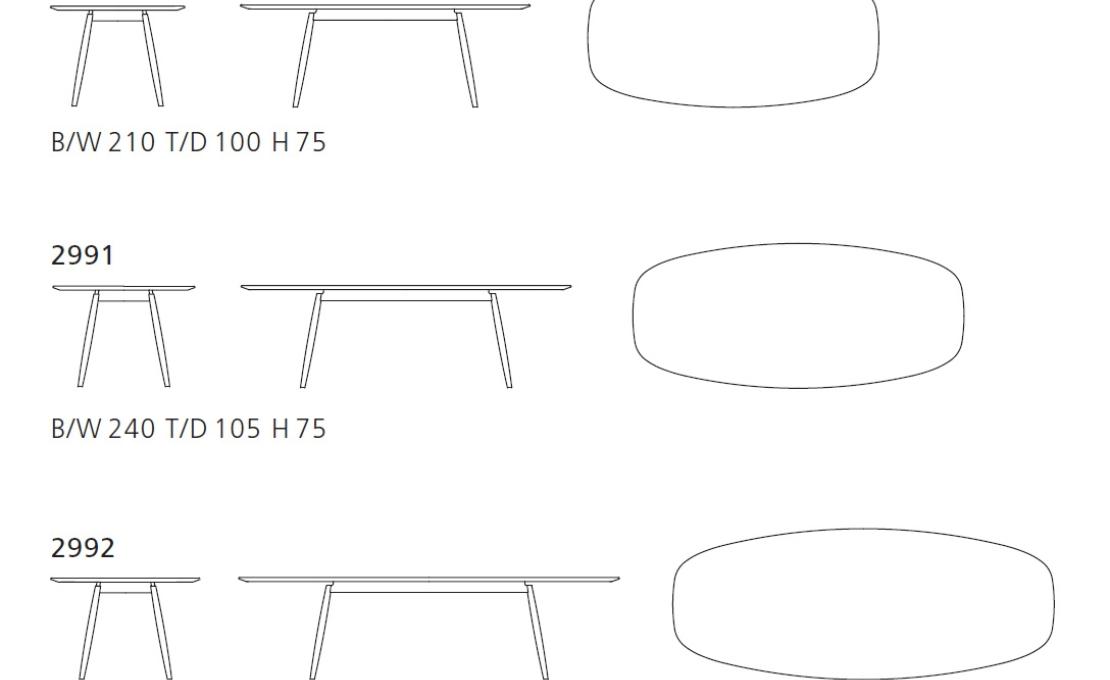 Стол от фабрики Walter Knoll модель Moualla Table