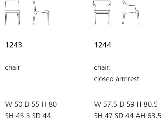 Стул от фабрики Walter Knoll модель Saddle  Walter Knoll 