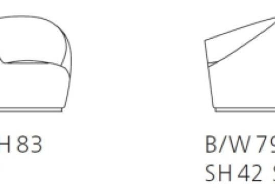 Кресло от фабрики Walter Knoll модель Seating Stones Arm