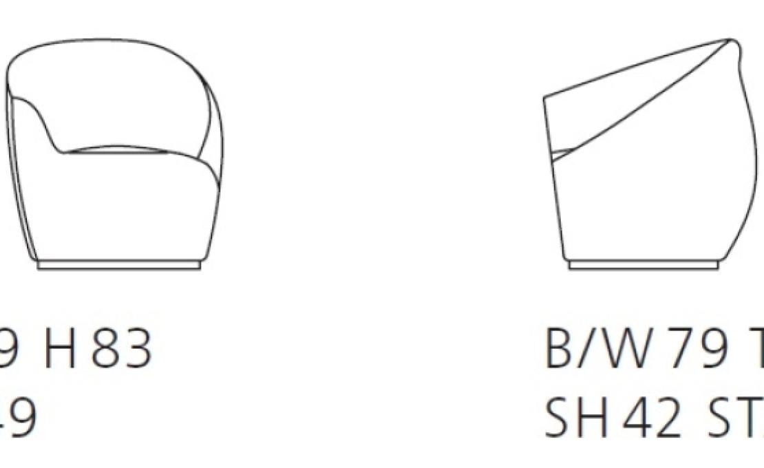 Кресло от фабрики Walter Knoll модель Seating Stones Arm