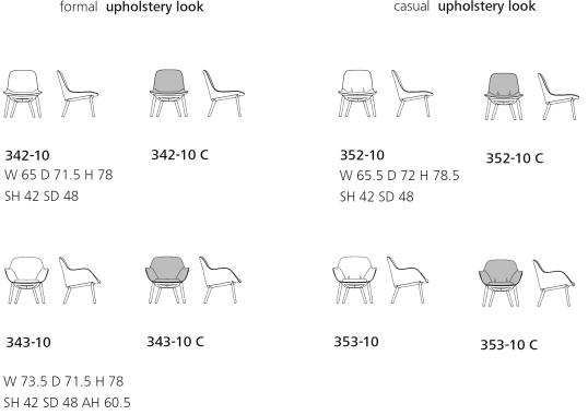 Кресло от фабрики Walter Knoll модель Sheru Arm with Wooden Legs