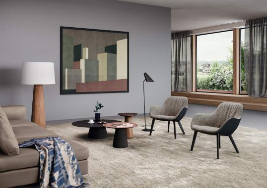 Кресло от фабрики Walter Knoll модель Sheru Arm with Wooden Legs