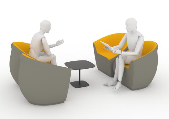 Кресло от фабрики Walter Knoll модель Seating Stones Arm