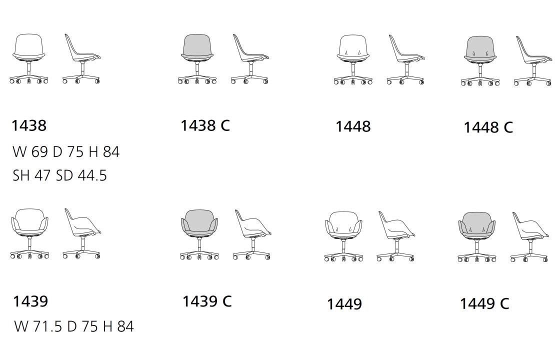 Офисный Стул от фабрики Walter Knoll модель Sheru  on Castors