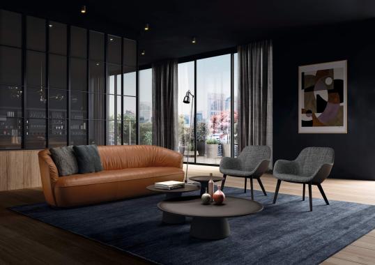Кресло от фабрики Walter Knoll модель Sheru Arm with Wooden Legs