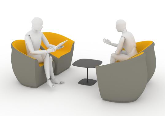 Кресло от фабрики Walter Knoll модель Seating Stones Arm