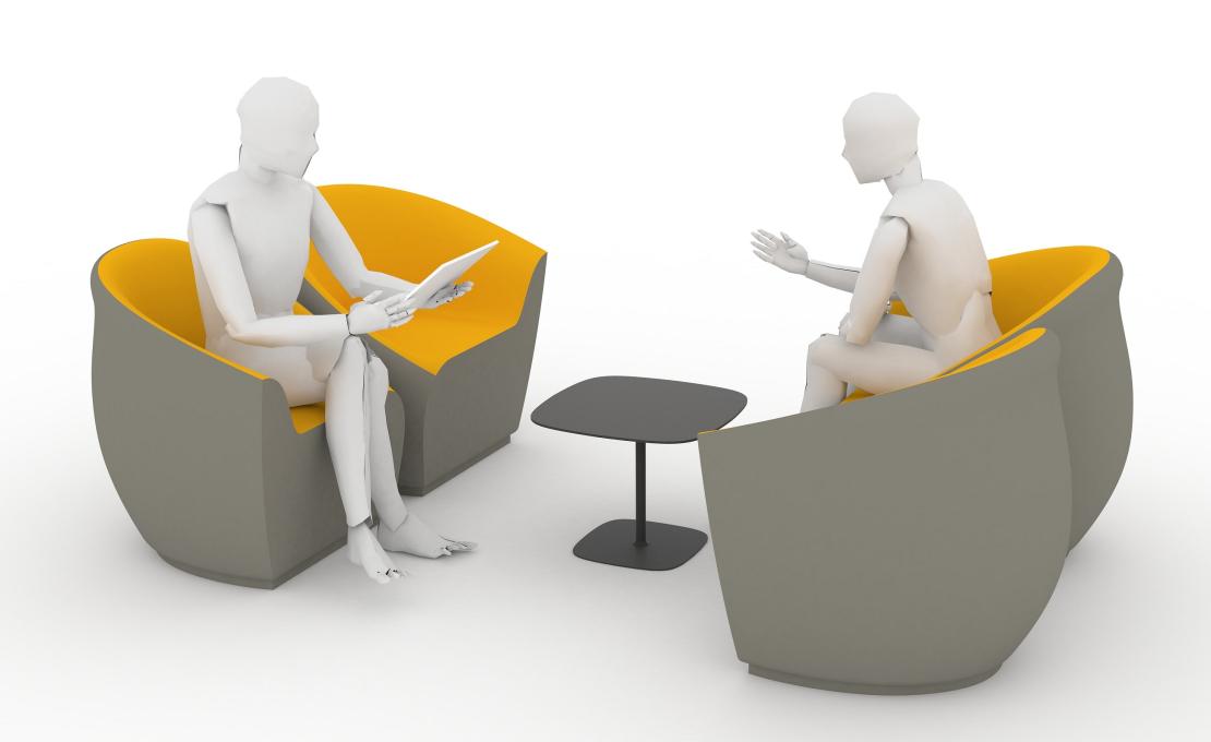Кресло от фабрики Walter Knoll модель Seating Stones Arm