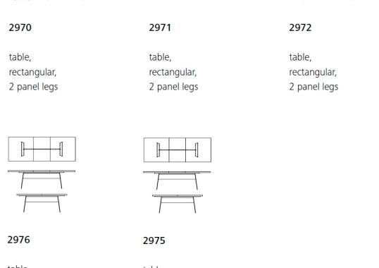 Стол от фабрики Walter Knoll модель Tadeo Table