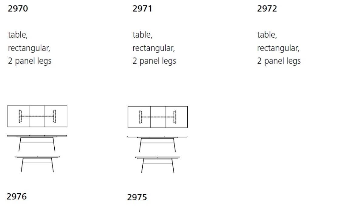 Стол от фабрики Walter Knoll модель Tadeo Table