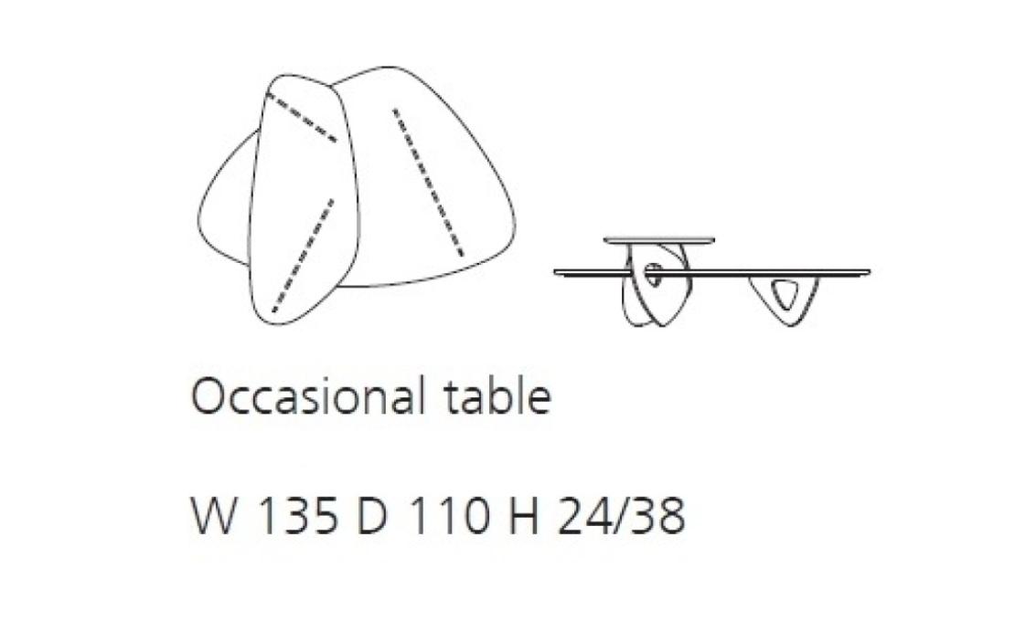 Журнальный столик от фабрики Walter Knoll модель 157-T2
