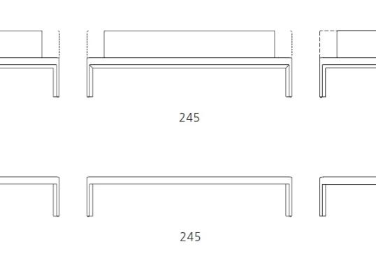 Банкетка от фабрики Walter Knoll модель Together Bench