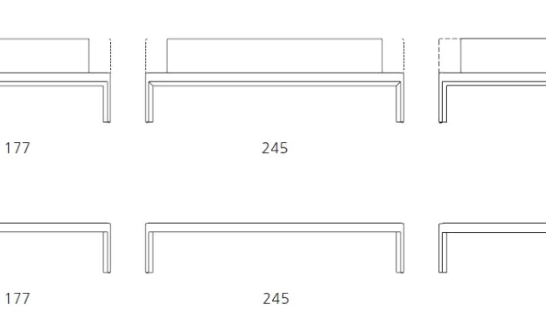 Банкетка от фабрики Walter Knoll модель Together Bench