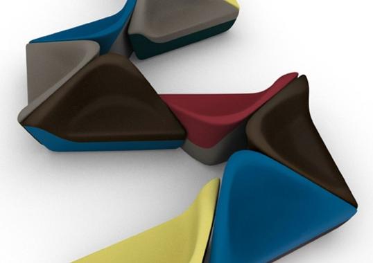Кресло от фабрики Walter Knoll модель Seating Stones Lounge 