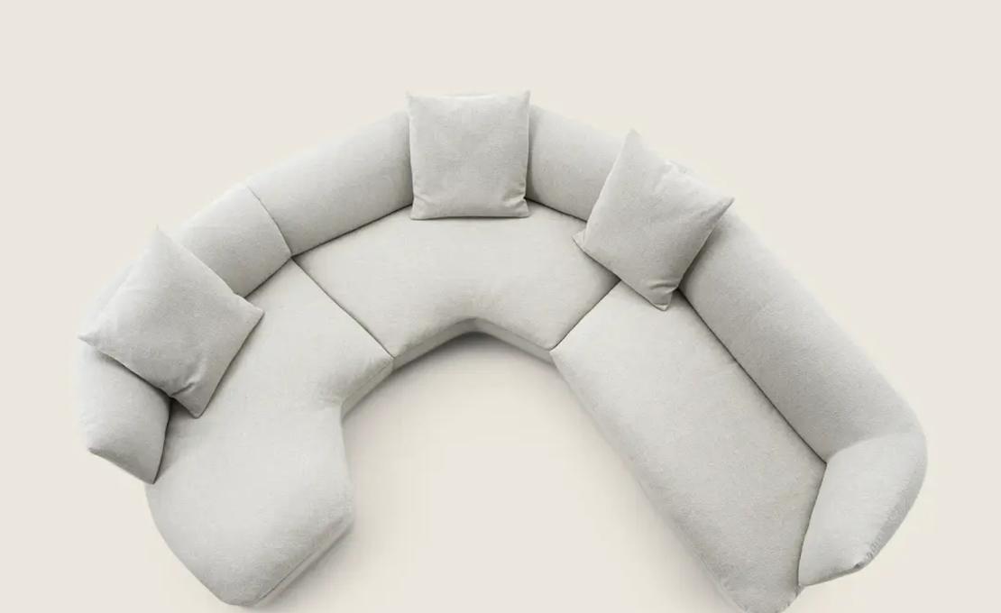 Диван модель Quincy фабрики Flexform - дизайн Антонио Читтерио