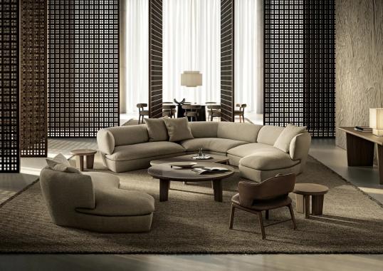 Диван модель Quincy фабрики Flexform - дизайн Антонио Читтерио