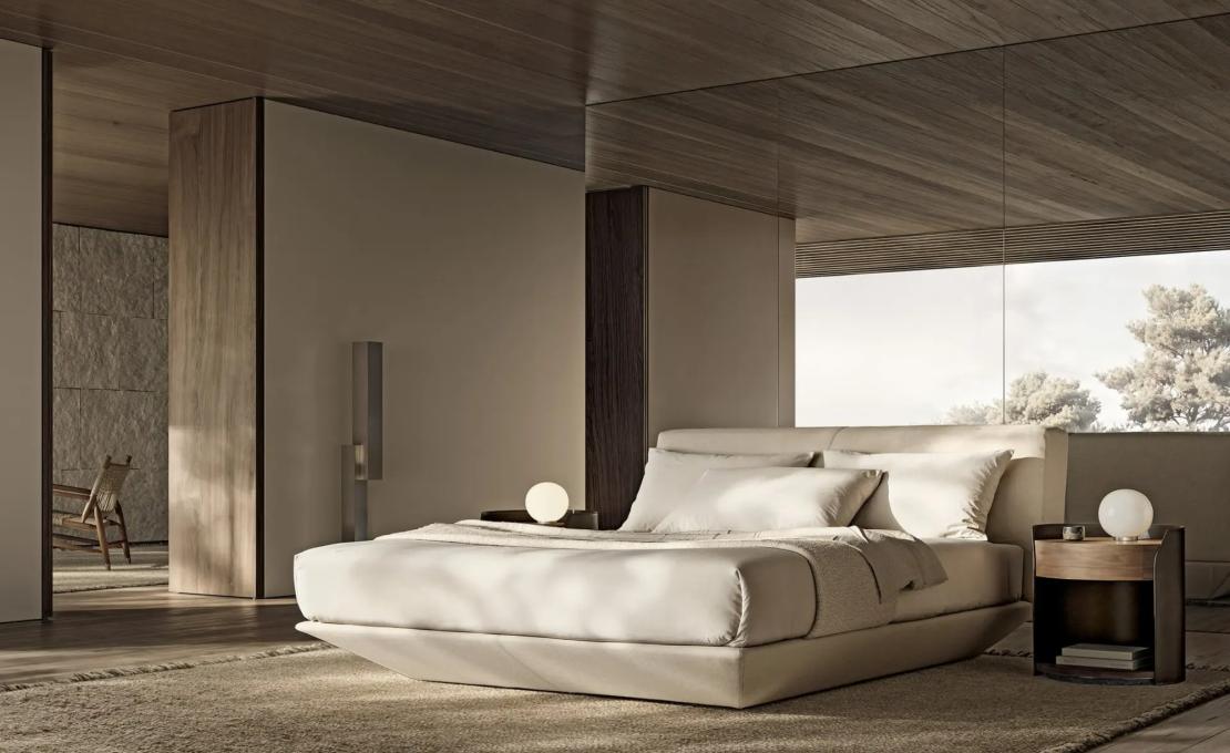 Кровать модель LOUNGESCAPE фабрики Flexform - Антонио Читтерио
