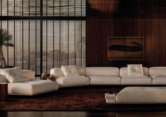 Диван модель Ruffle фабрики Minotti - GamFratesi