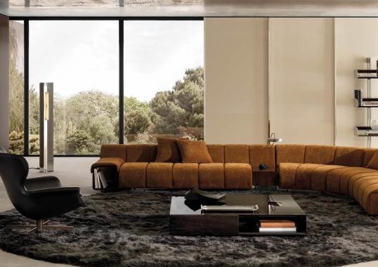 Диван модель Ruffle фабрики Minotti - GamFratesi
