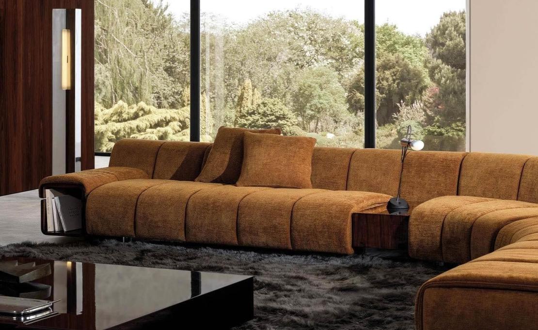 Диван модель Ruffle фабрики Minotti - GamFratesi
