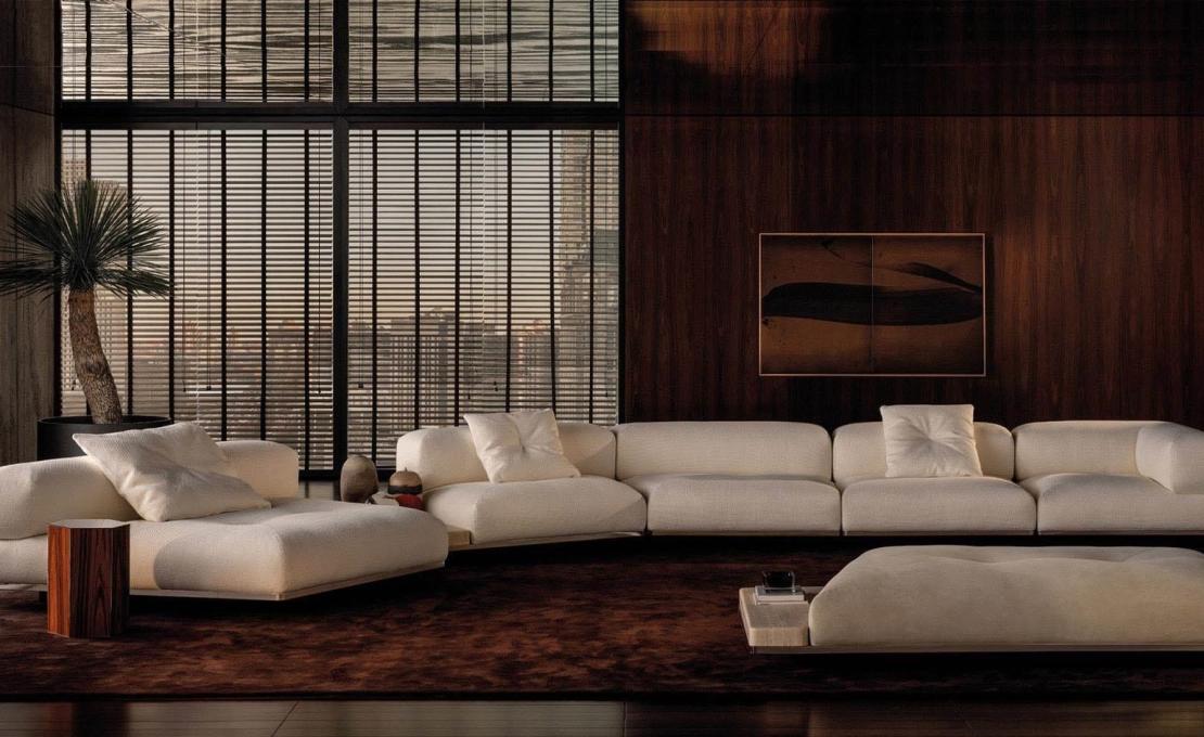 Диван модель Orion фабрики Minotti