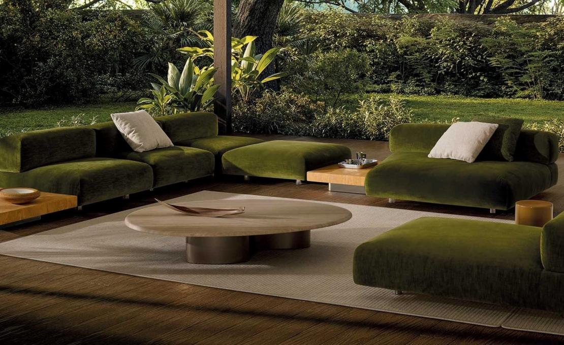 Диван модель Orion Outdoor фабрики Minotti - Giampiero Tagliaferri
