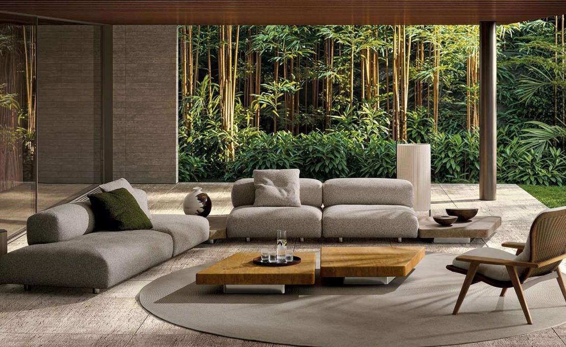 Диван модель Orion Outdoor фабрики Minotti - Giampiero Tagliaferri