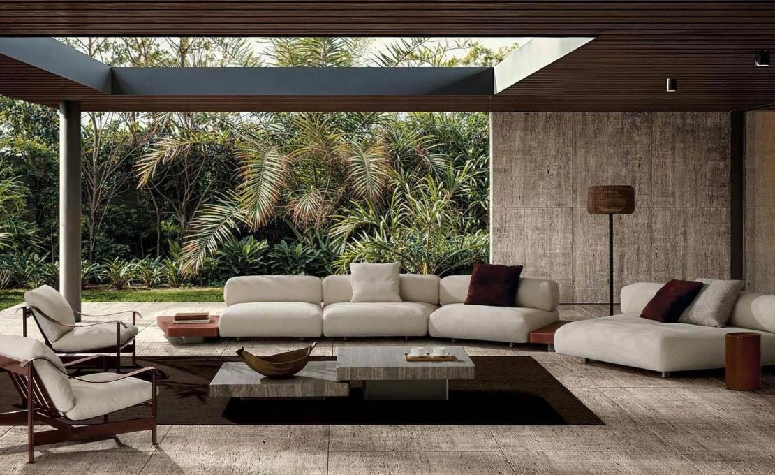 Диван модель Orion Outdoor фабрики Minotti - Giampiero Tagliaferri
