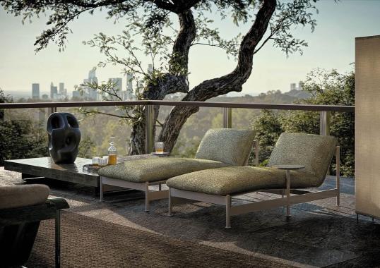 Кушетка модель Sandy фабрики Minotti - nendo