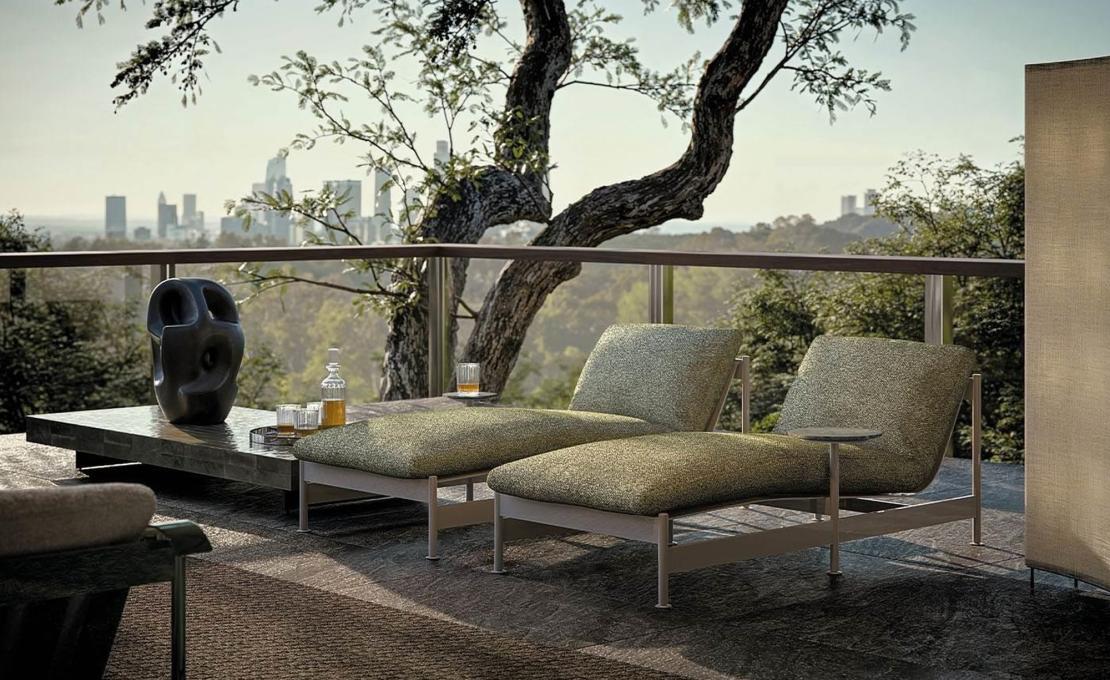 Кушетка модель Sandy фабрики Minotti - nendo
