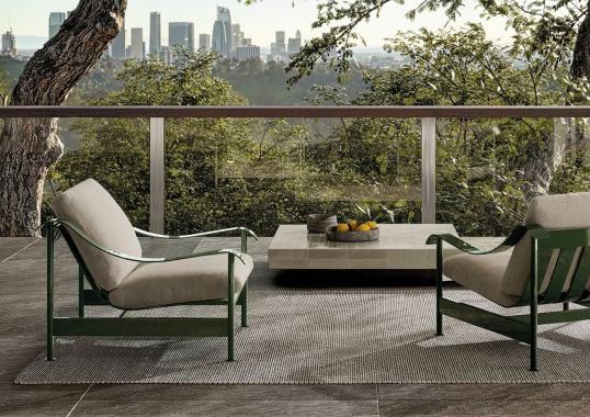 Кресло модель Sandy фабрики Minotti - дизайн nendo