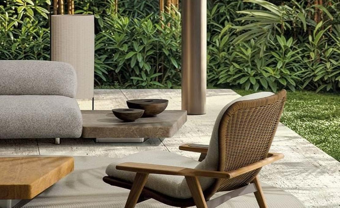 Кресло модель Elas Cord Outdoor фабрики Minotti - Marcio Kogan