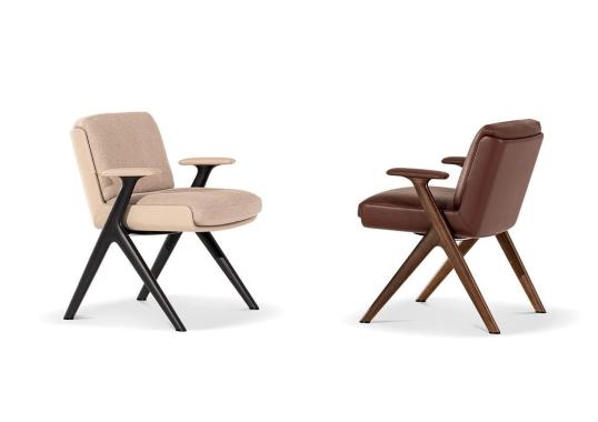 Стул модель Lilliam Dining фабрики Minotti - Hannes Peer