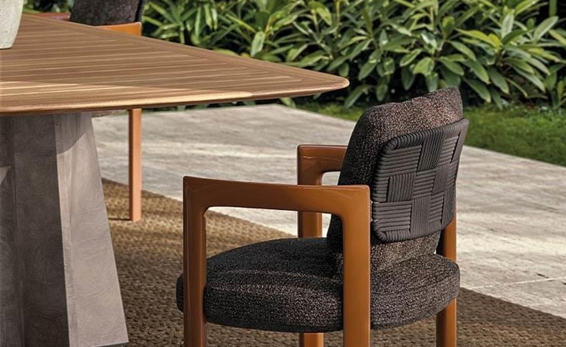 Стул модель Giulietta Cord Outdoor фабрики Minotti - Inoda+Sveje