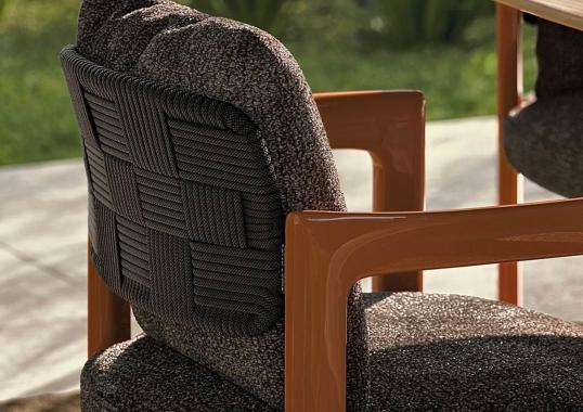 Стул модель Giulietta Cord Outdoor фабрики Minotti - Inoda+Sveje