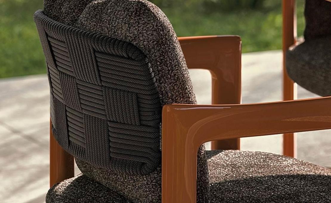 Стул модель Giulietta Cord Outdoor фабрики Minotti - Inoda+Sveje