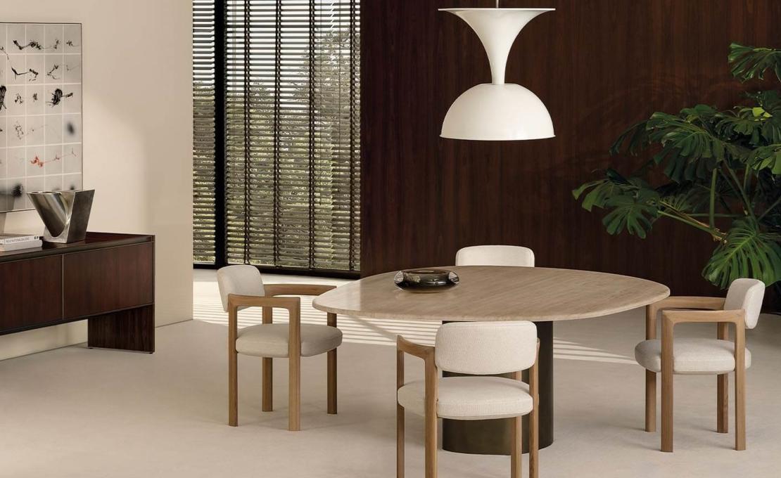 Стол модель Bézier Dining фабрики Minotti - Marcio Kogan