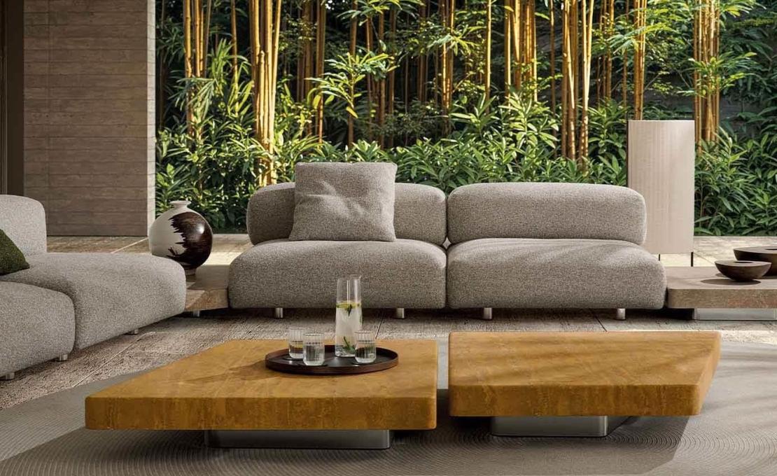 Журнальный столик модель Orion Outdoor фабрики Minotti - Giampiero Tagliaferri