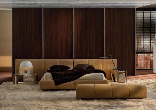 Кровать модель Ruffle фабрики Minotti - GamFratesi