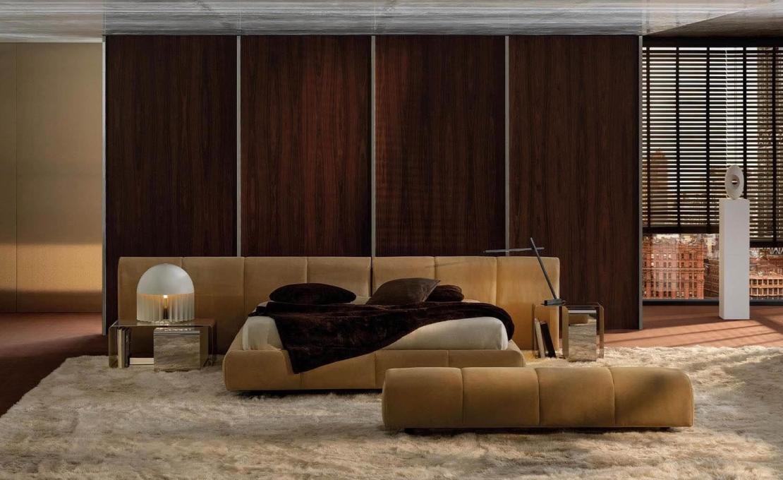 Кровать модель Ruffle фабрики Minotti - GamFratesi