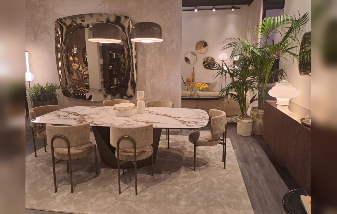 Обеденный стол модель Gala фабрики Tonin Casa - Angelo Tomaiuolo