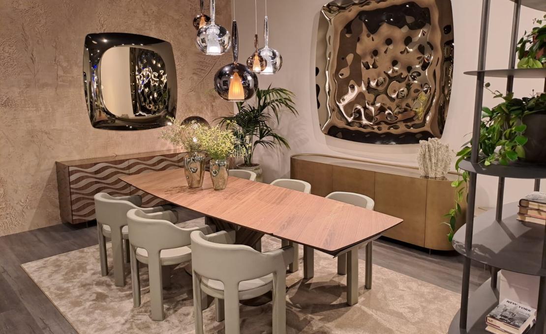 Обеденный стол модель Sipario Wood фабрики Tonin Casa - Angelo Tomaiuolo