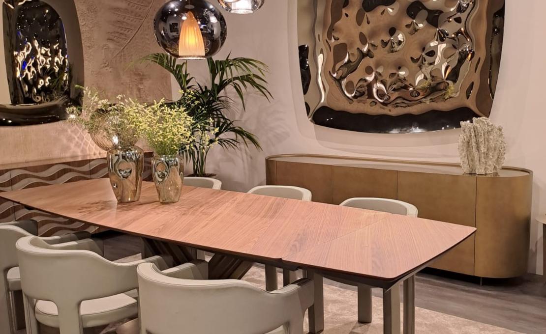 Обеденный стол модель Sipario Wood фабрики Tonin Casa - Angelo Tomaiuolo